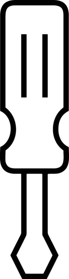 Screwdriver repair icon symbol vector image. Illustration of the fix toolkit design image. EPS 10