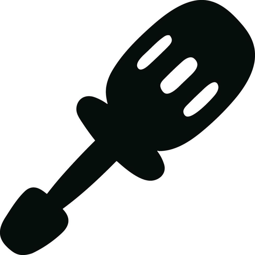 Screwdriver repair icon symbol vector image. Illustration of the fix toolkit design image. EPS 10