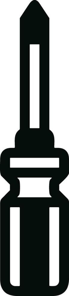 Screwdriver repair icon symbol vector image. Illustration of the fix toolkit design image. EPS 10