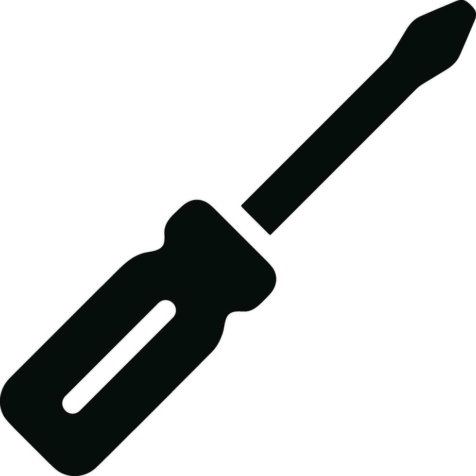 Screwdriver repair icon symbol vector image. Illustration of the fix toolkit design image. EPS 10