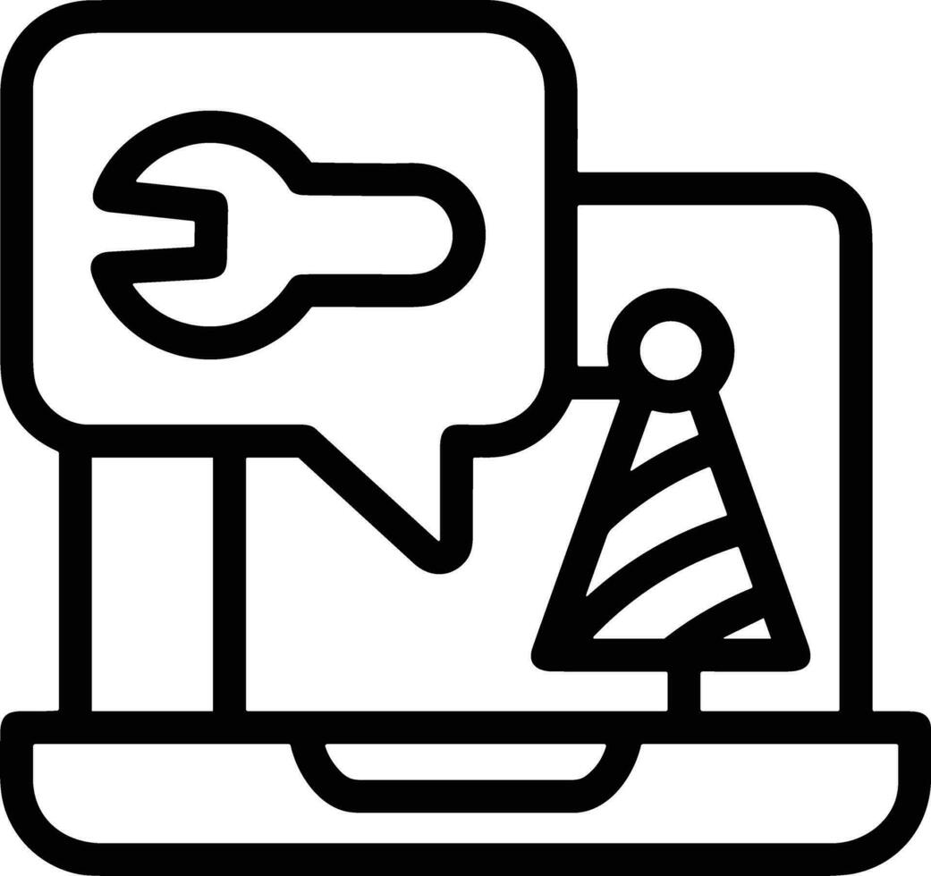 Screwdriver repair icon symbol vector image. Illustration of the fix toolkit design image. EPS 10