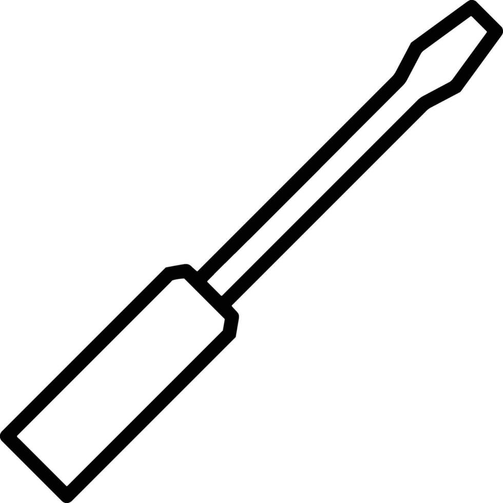 Screwdriver repair icon symbol vector image. Illustration of the fix toolkit design image. EPS 10