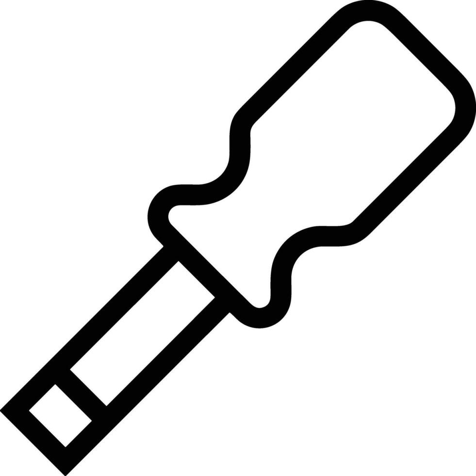 Screwdriver repair icon symbol vector image. Illustration of the fix toolkit design image. EPS 10