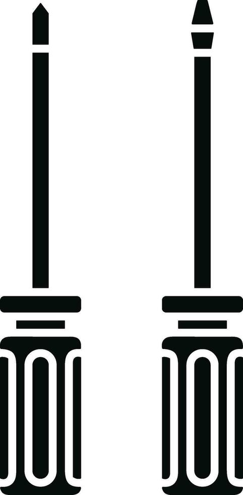 Screwdriver repair icon symbol vector image. Illustration of the fix toolkit design image. EPS 10