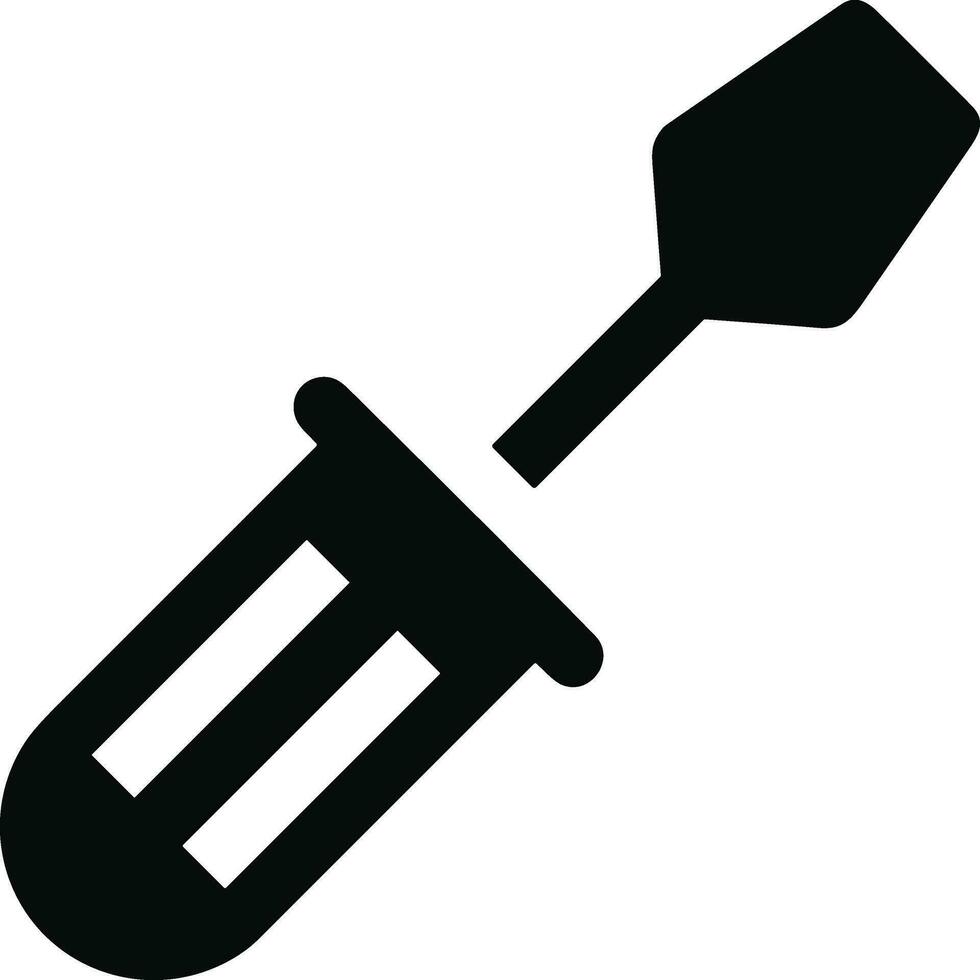 Screwdriver repair icon symbol vector image. Illustration of the fix toolkit design image. EPS 10