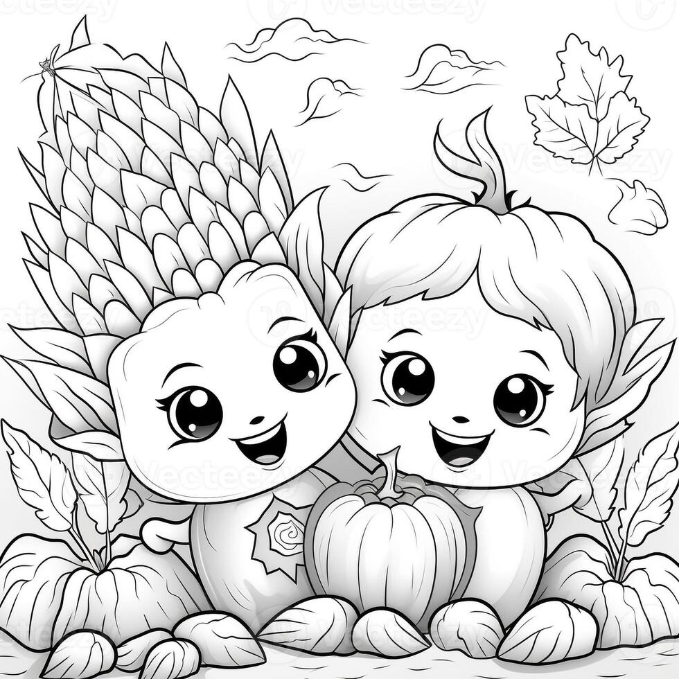 Fall Coloring Pages photo