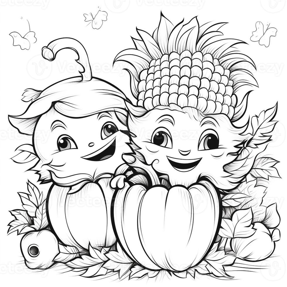 Fall Coloring Pages photo