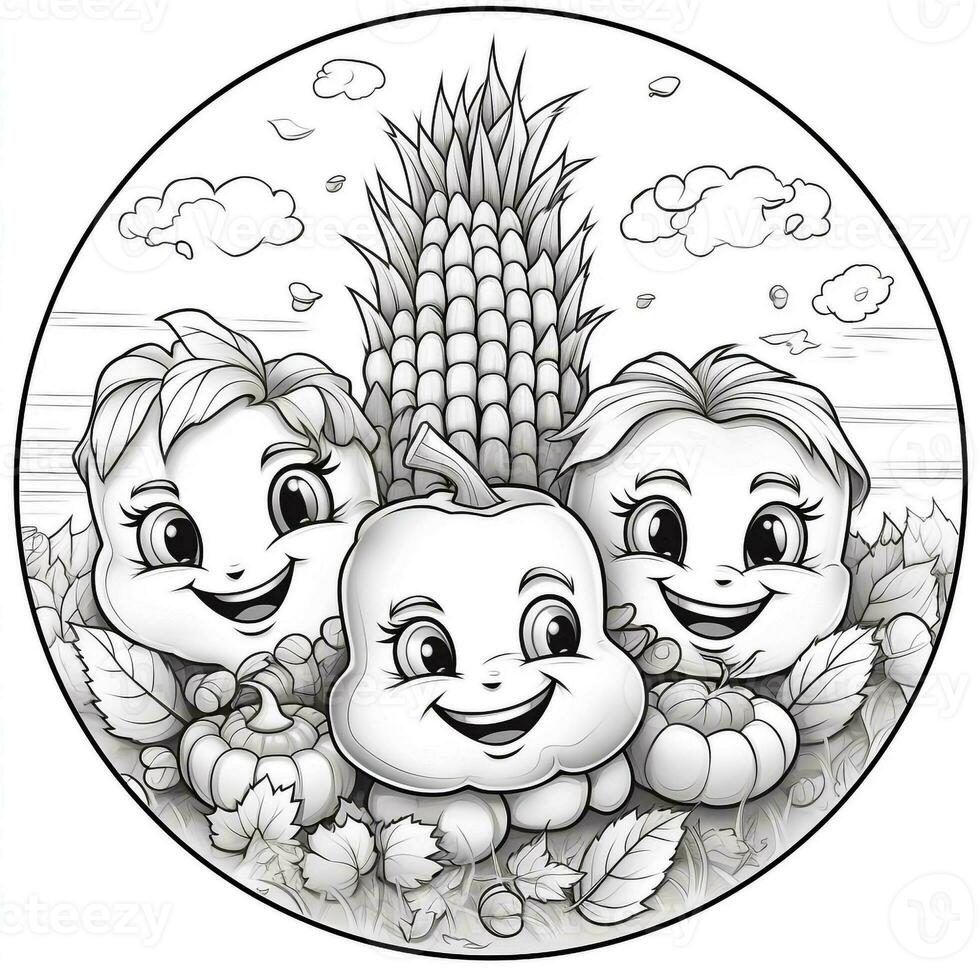 Fall Coloring Pages photo