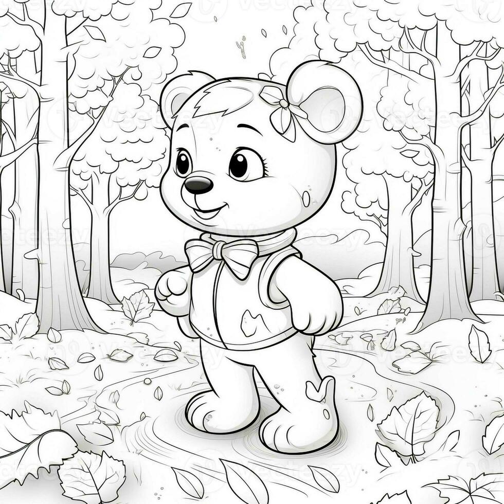 Fall Coloring Pages photo