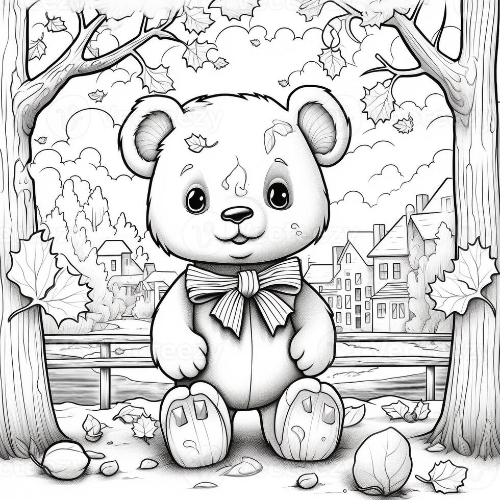 Fall Coloring Pages photo