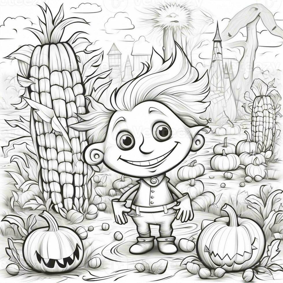 Fall Coloring Pages photo