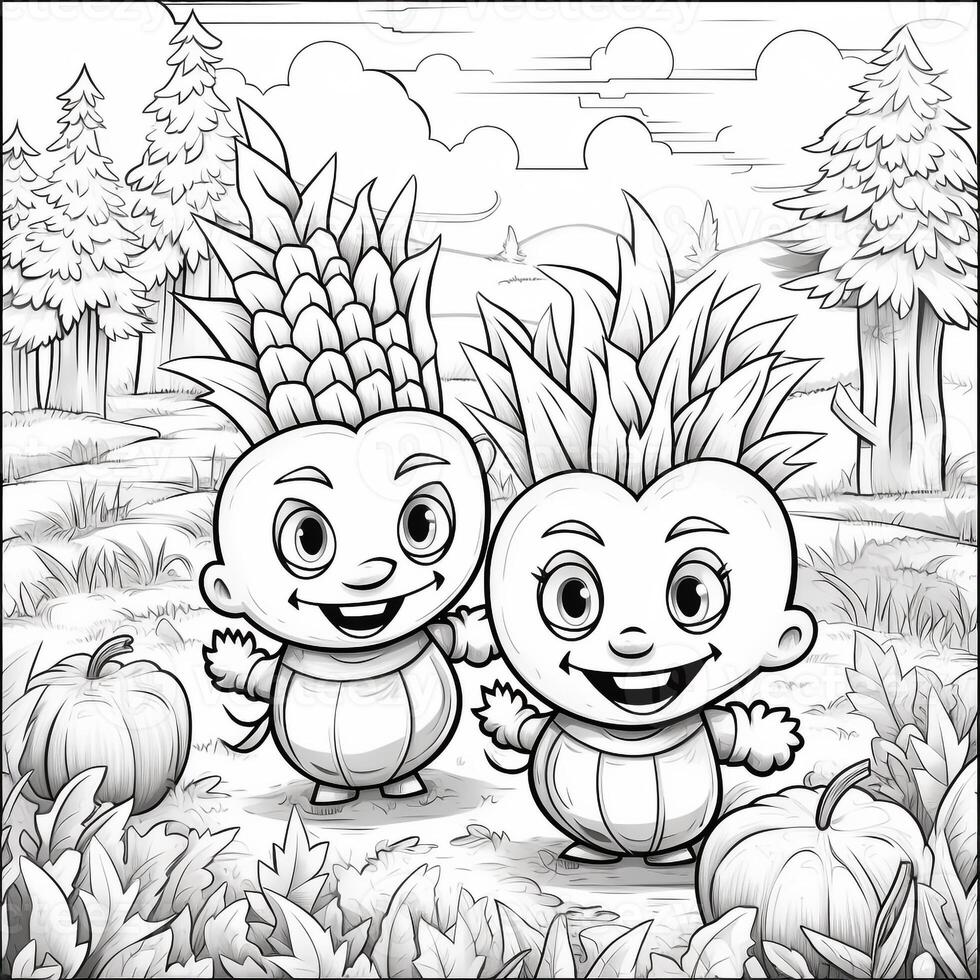 Fall Coloring Pages photo