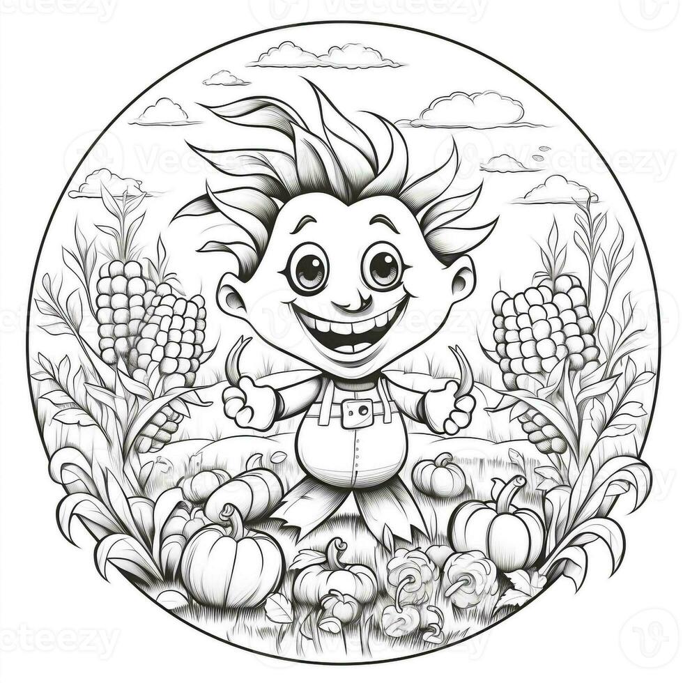 Fall Coloring Pages photo