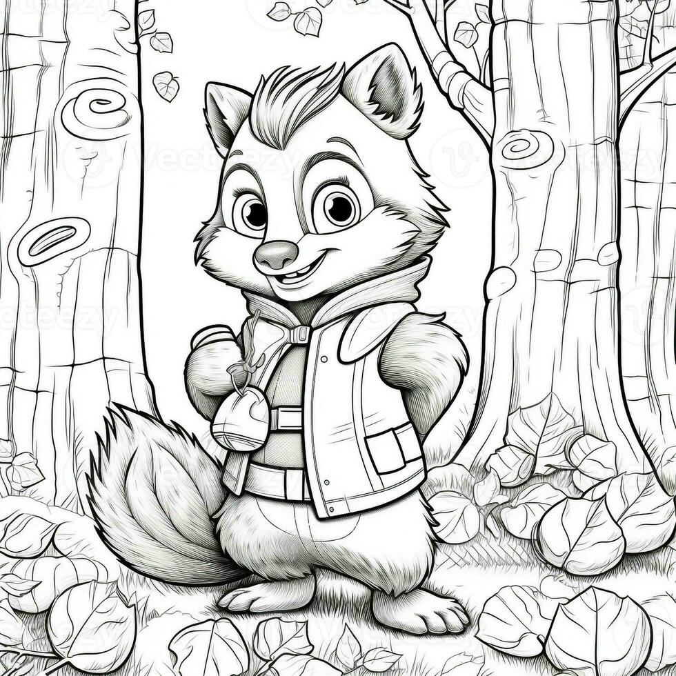 Fall Coloring Pages photo