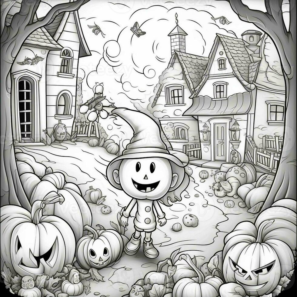 Fall Coloring Pages photo