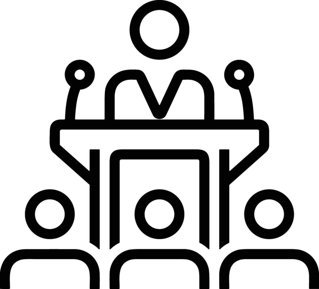 Teacher icon symbol vector image. Illustration of the training business school classroom icon design image
