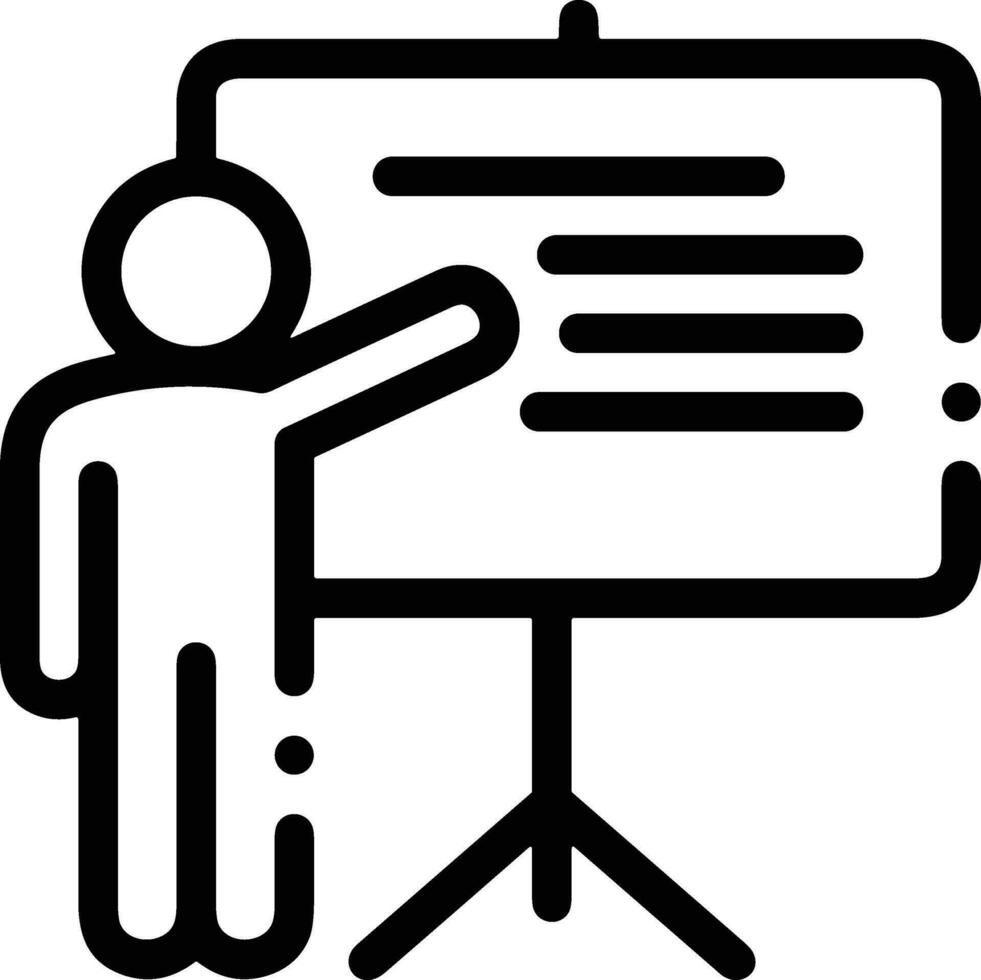 Teacher icon symbol vector image. Illustration of the training business school classroom icon design image