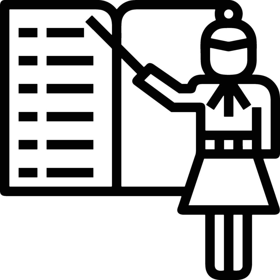 Teacher icon symbol vector image. Illustration of the training business school classroom icon design image