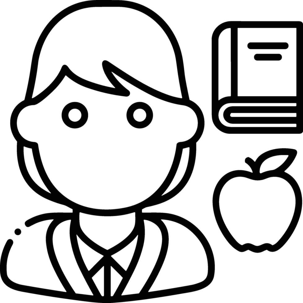 Teacher icon symbol vector image. Illustration of the training business school classroom icon design image