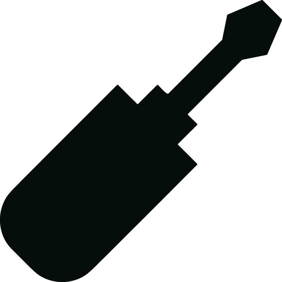 Screwdriver repair icon symbol vector image. Illustration of the fix toolkit design image. EPS 10