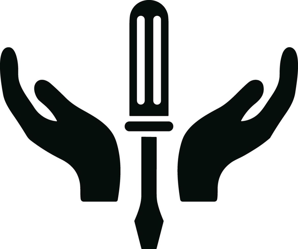 Screwdriver repair icon symbol vector image. Illustration of the fix toolkit design image. EPS 10