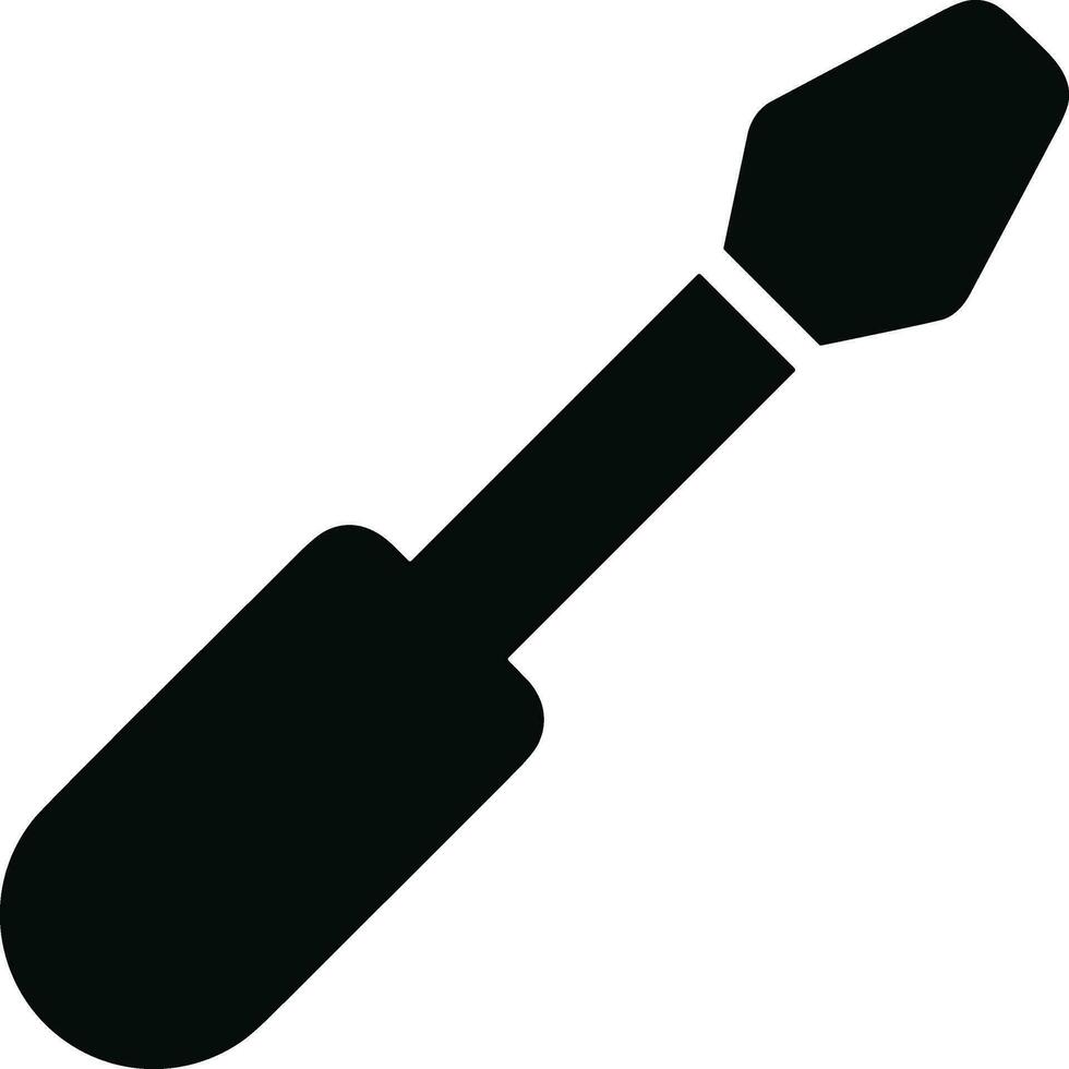 Screwdriver repair icon symbol vector image. Illustration of the fix toolkit design image. EPS 10