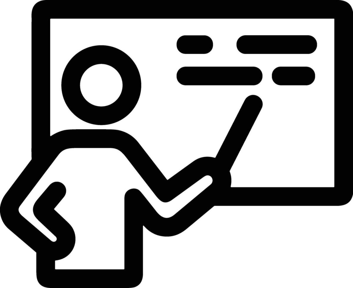 Teacher icon symbol vector image. Illustration of the training business school classroom icon design image