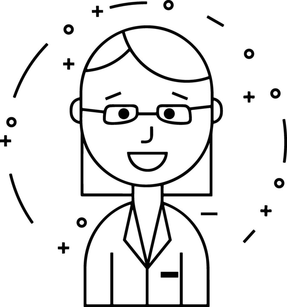 Teacher icon symbol vector image. Illustration of the training business school classroom icon design image