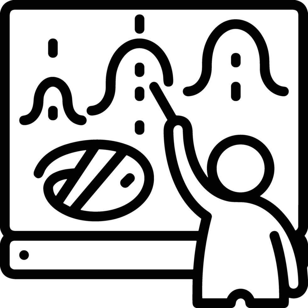 Teacher icon symbol vector image. Illustration of the training business school classroom icon design image