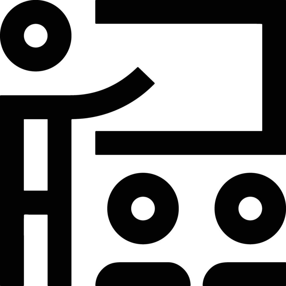 Teacher icon symbol vector image. Illustration of the training business school classroom icon design image
