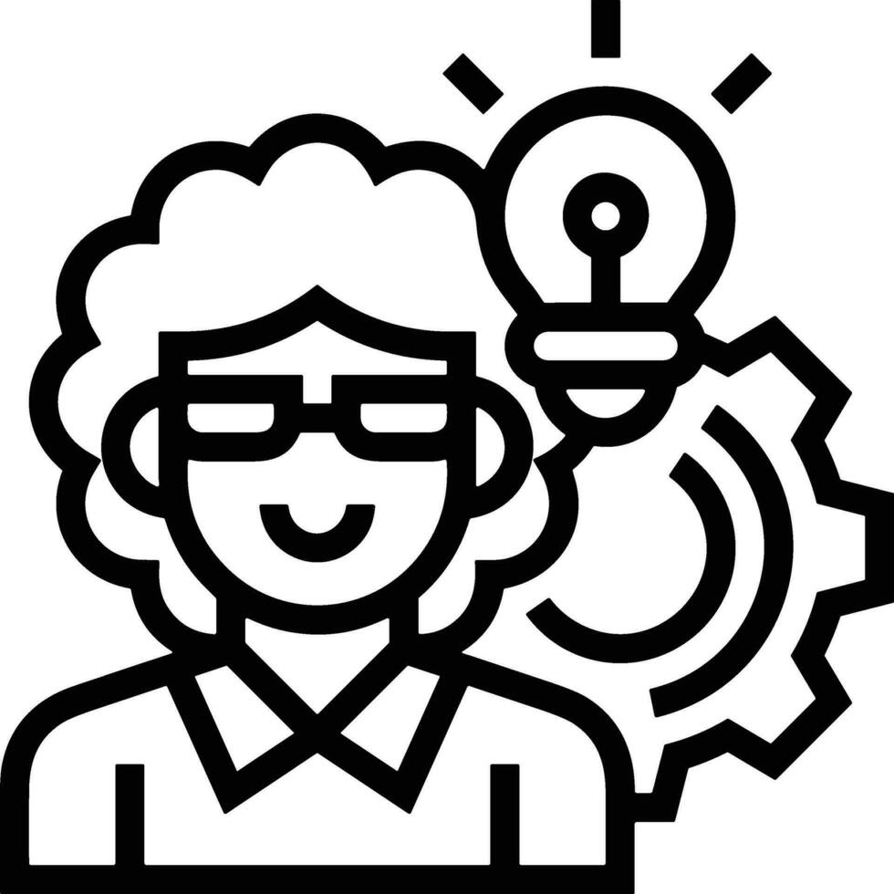 Teacher icon symbol vector image. Illustration of the training business school classroom icon design image