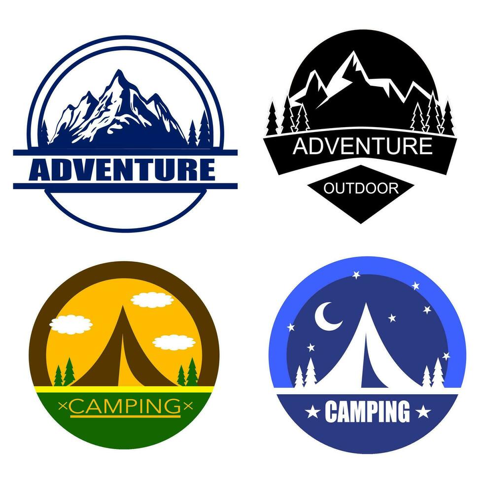 logotipo de vector de aventura