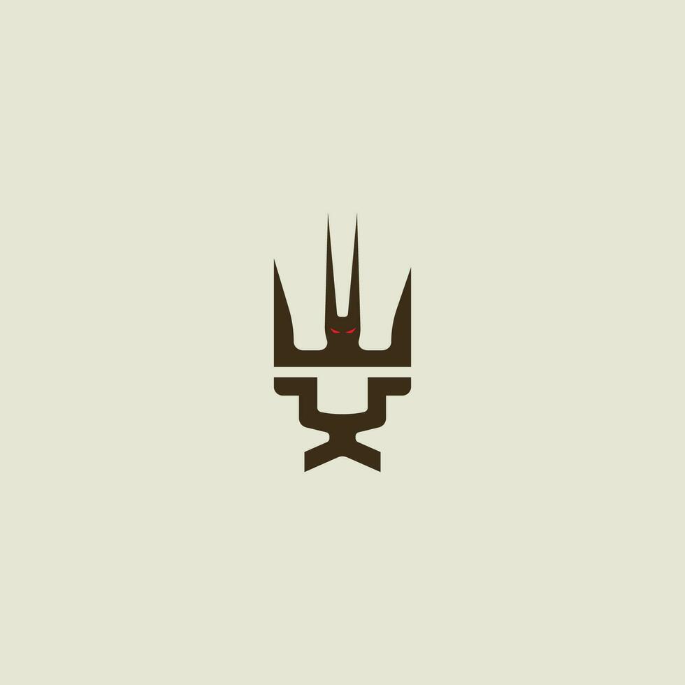 bat king logo for company vector