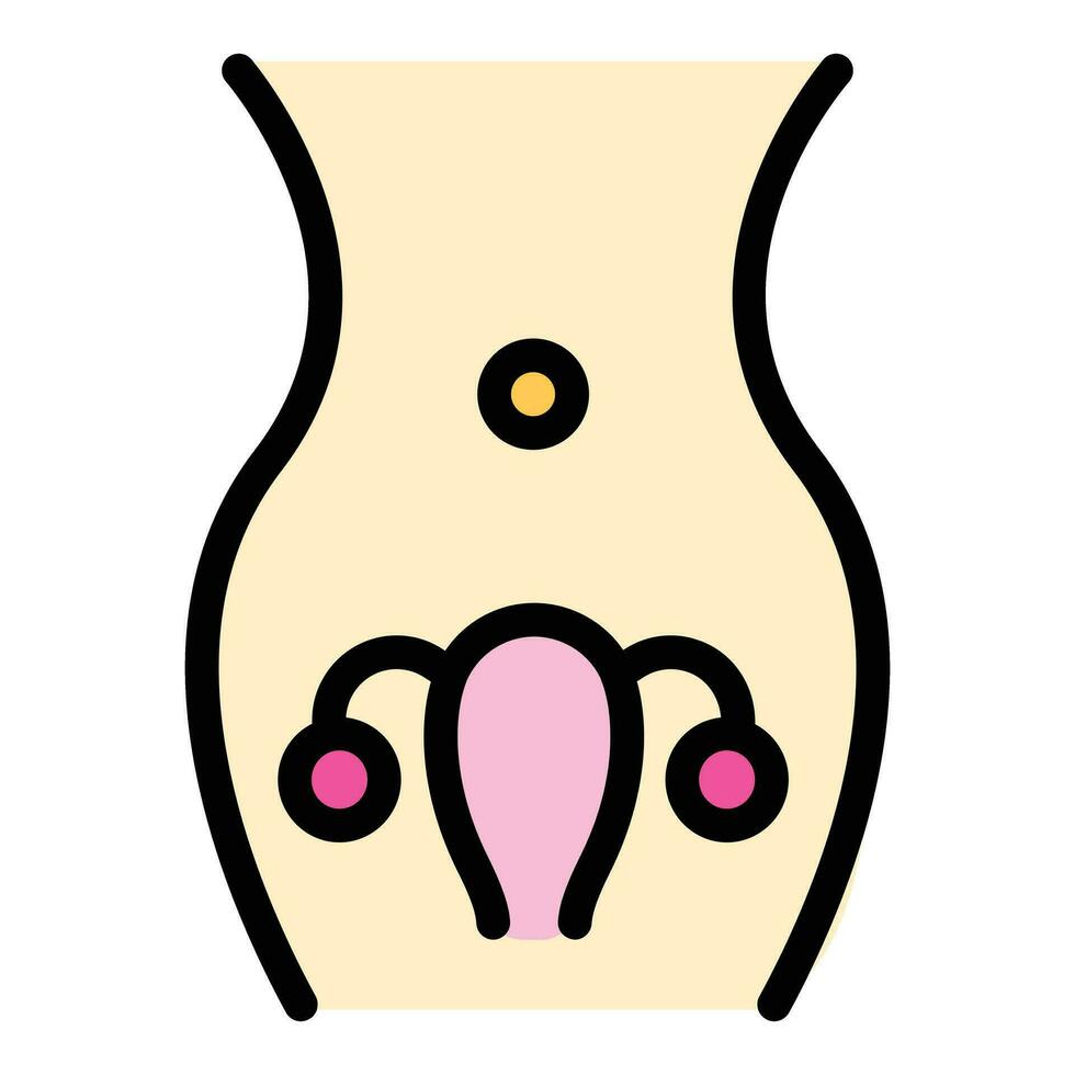 Reproductive health icon vector flat