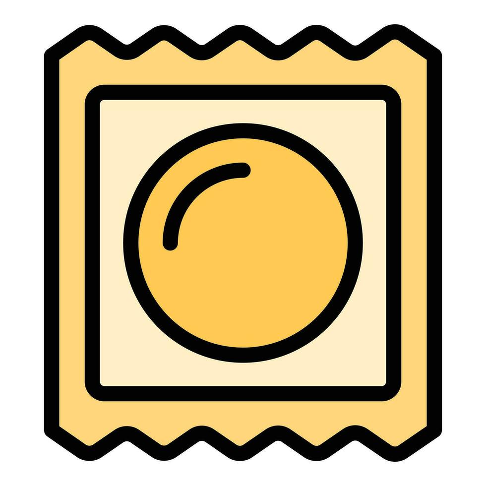 Condom contraceptive icon vector flat