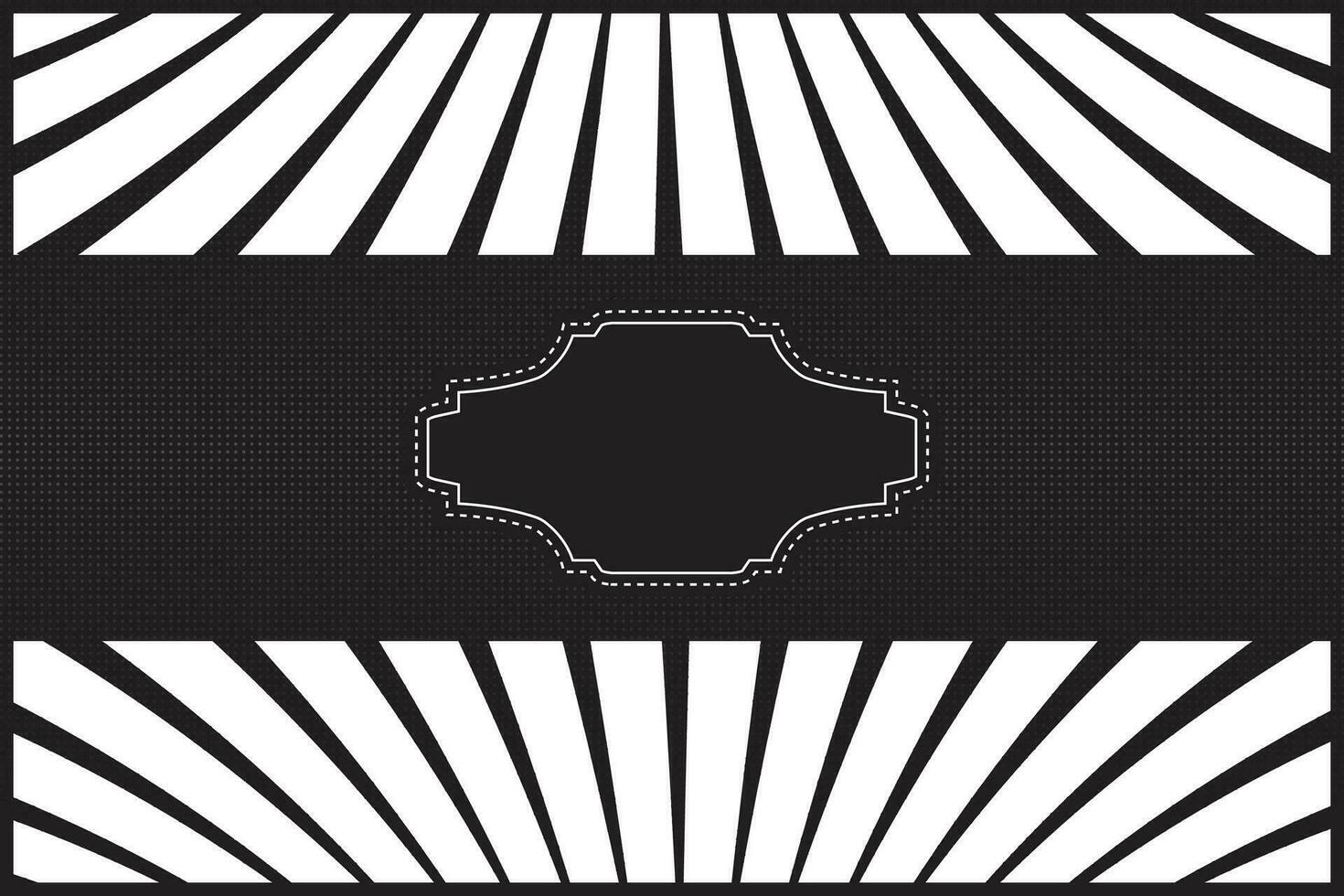 Comic Hand drawn zoom lines motion background And Sunburst pattern vector