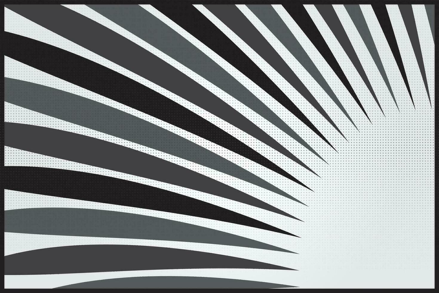 Comic Hand drawn zoom lines motion background And Sunburst pattern vector
