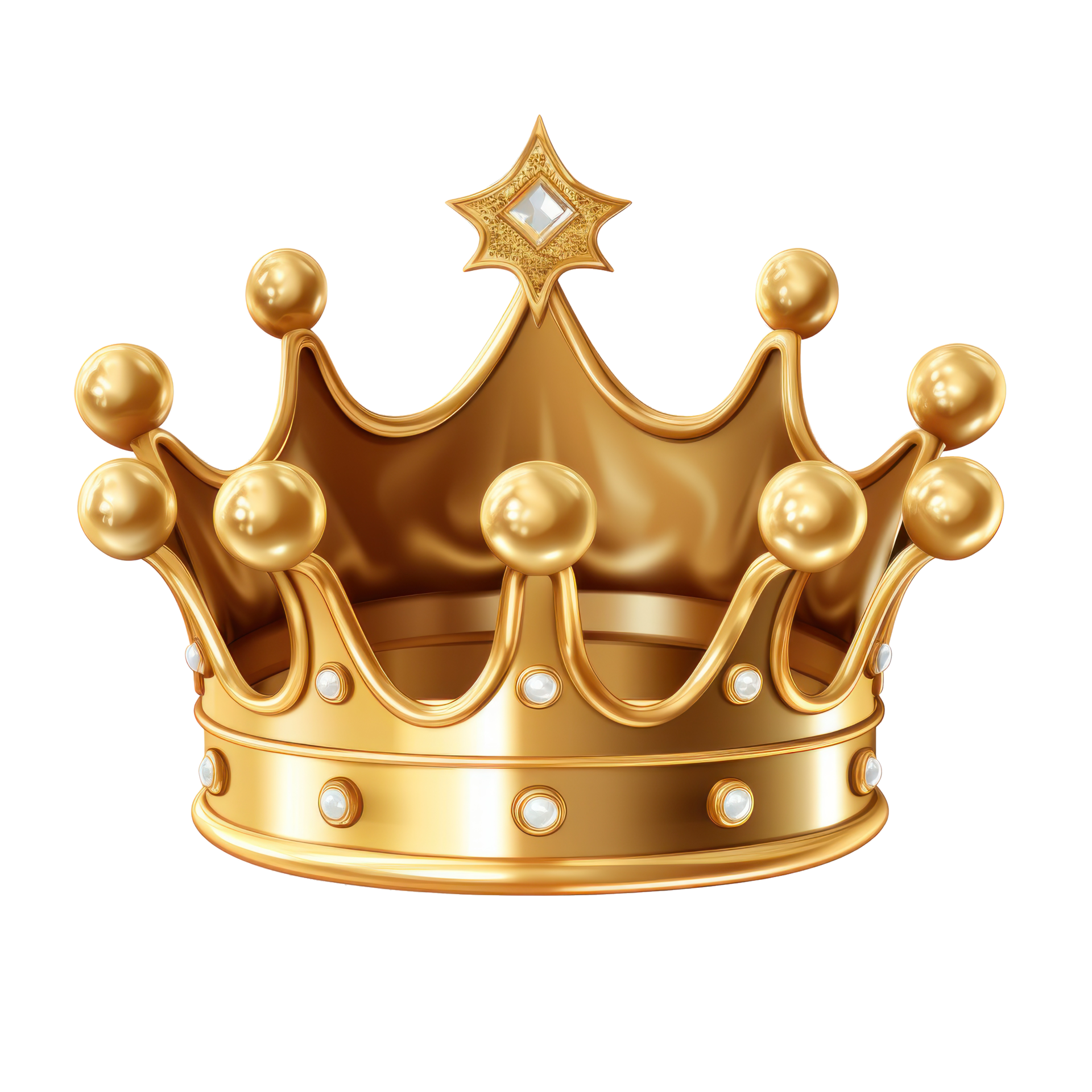 Golden crown isolated 26603424 PNG