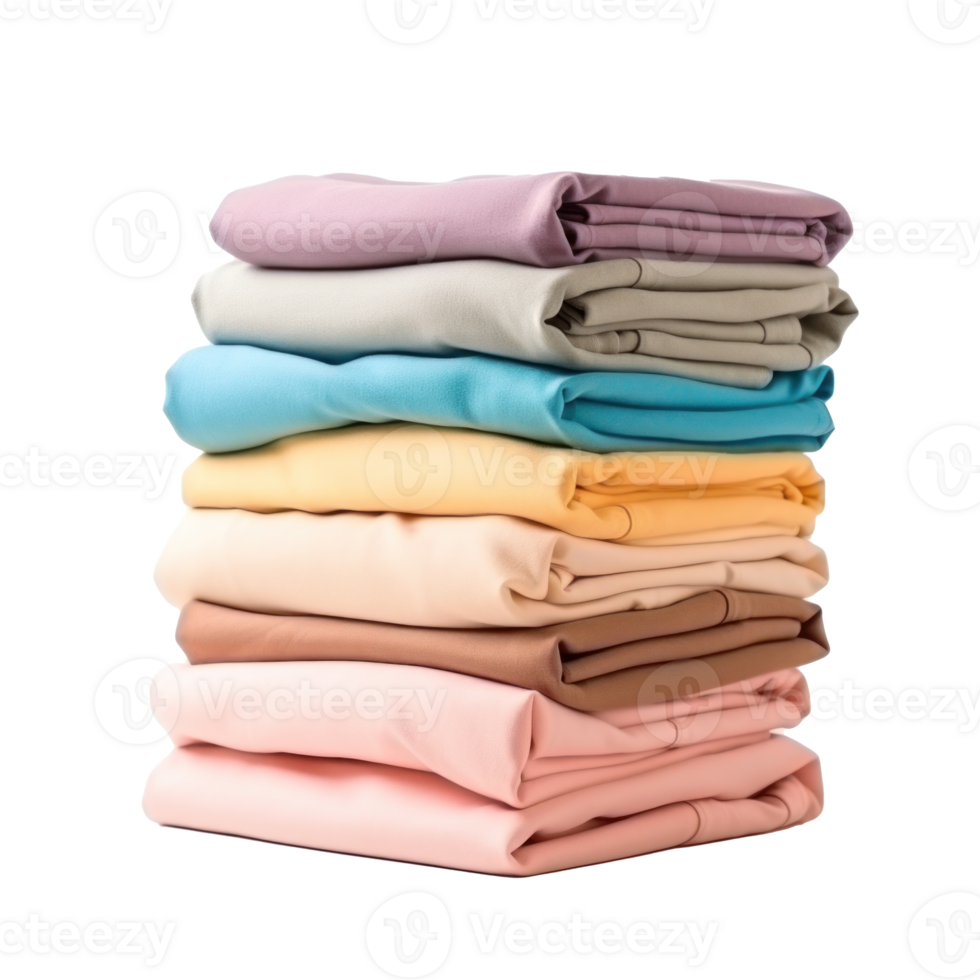 Stack of clothes isolated png