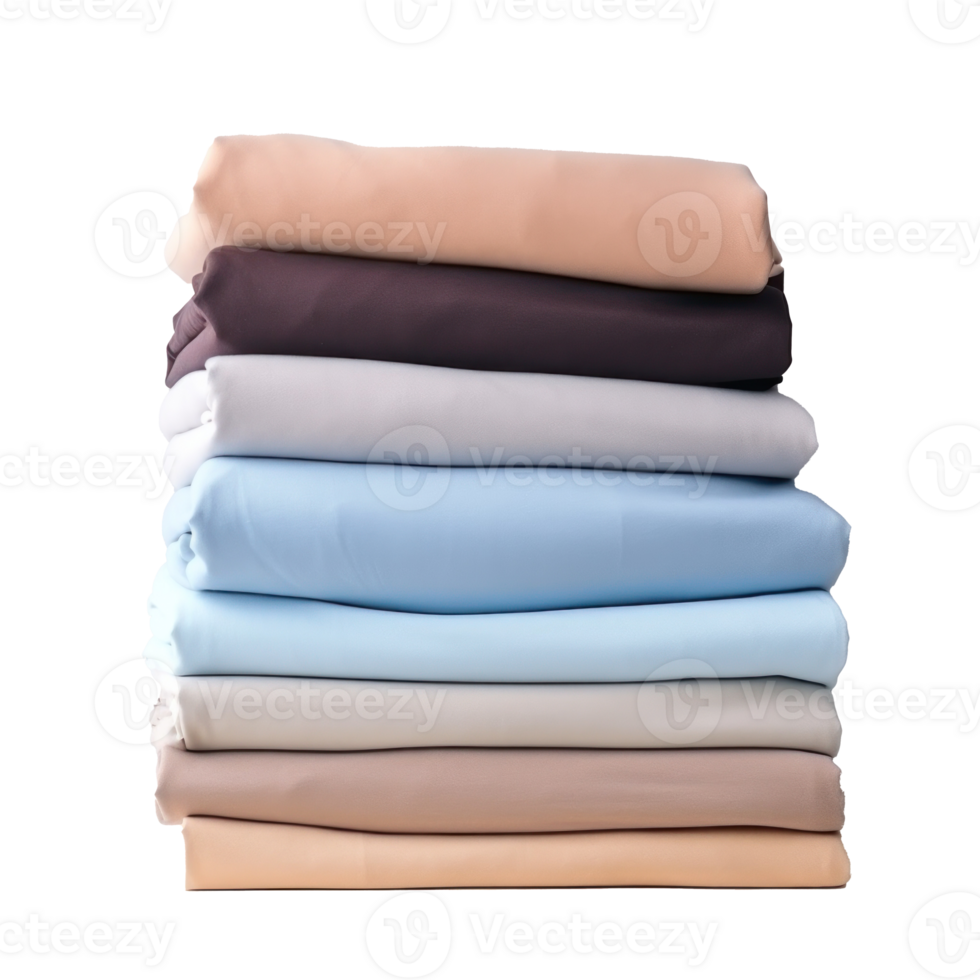 Stack of clothes isolated png