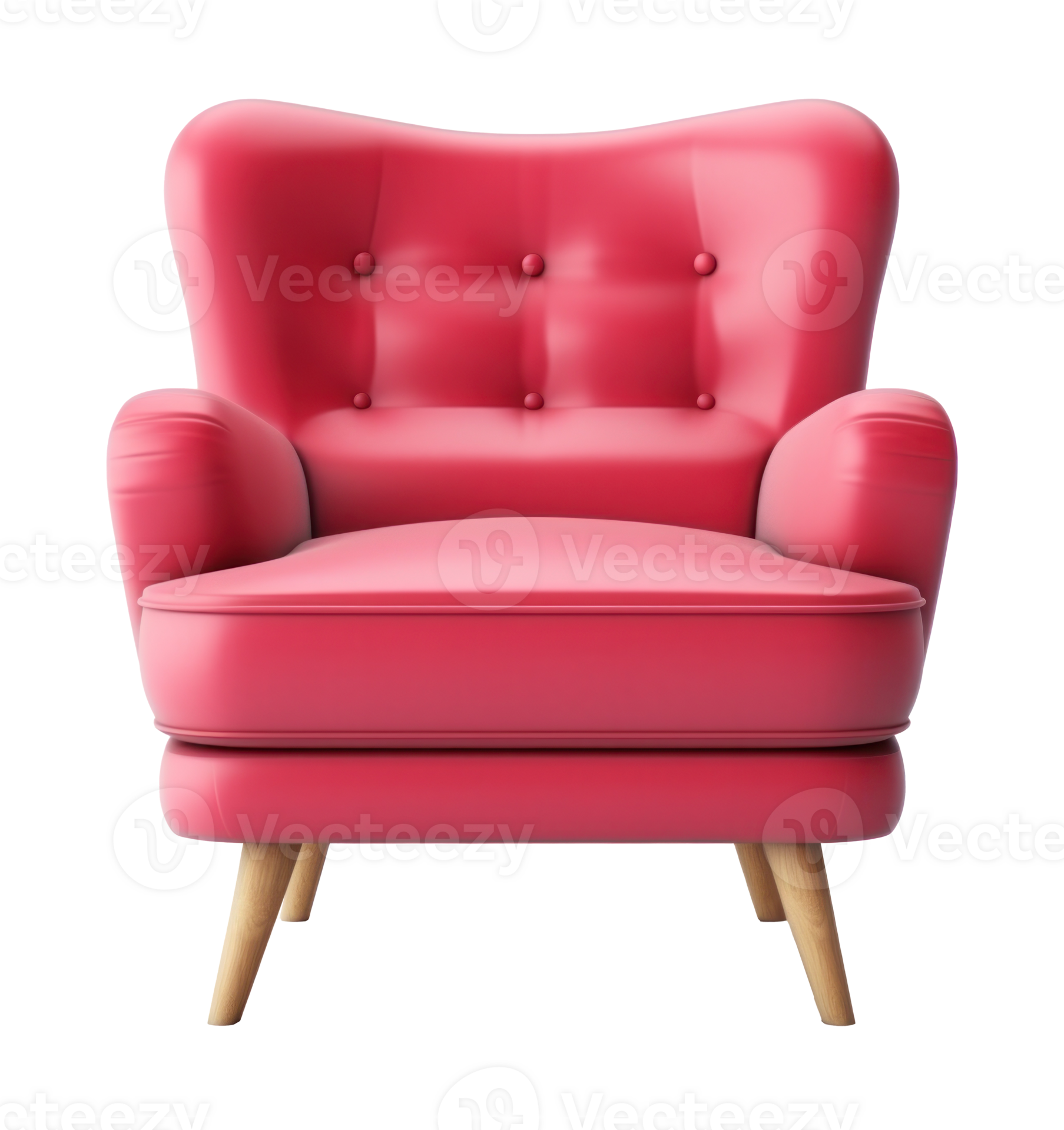 Modern red chair isolated 26603461 PNG