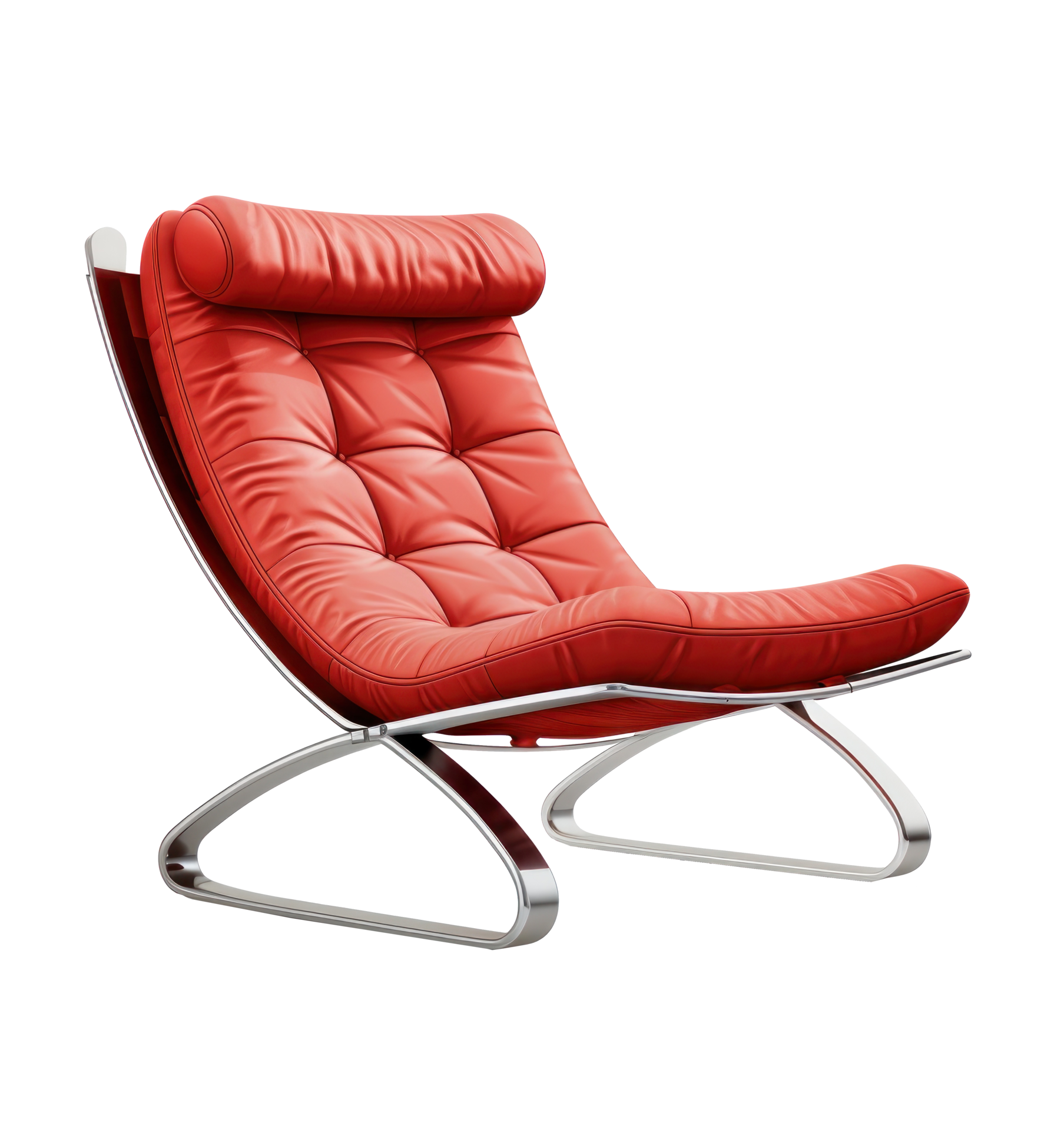Modern red chair isolated 26603464 PNG