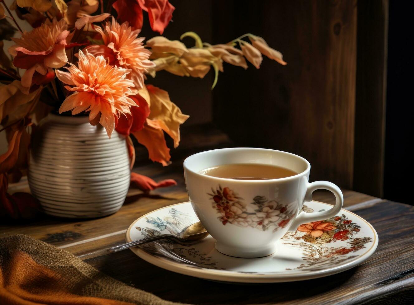 Fall Cup Of Tea Stock Photos, Images and Backgrounds for Free Download