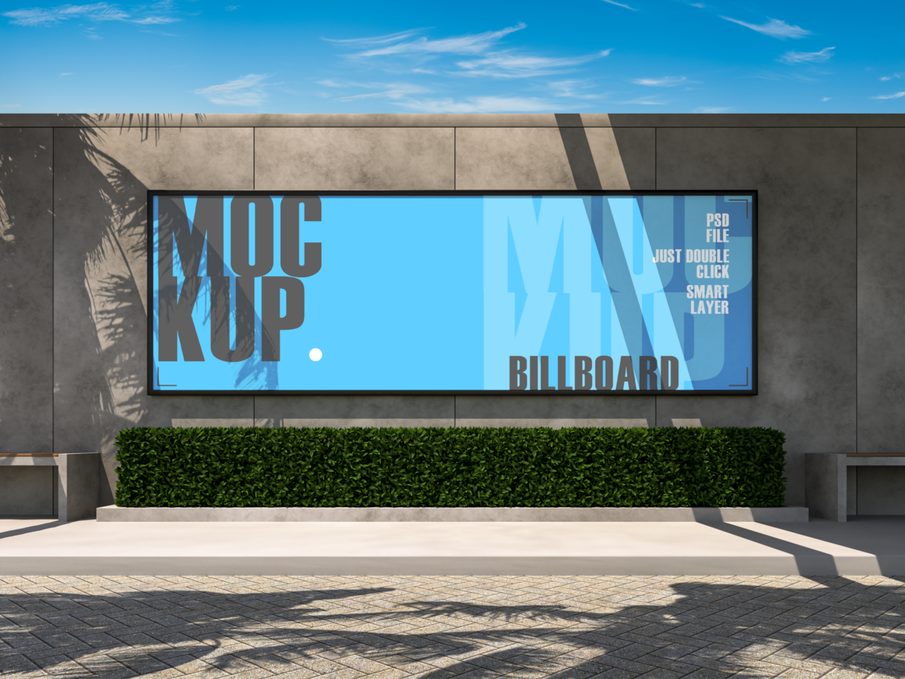 street billboard mockup psd