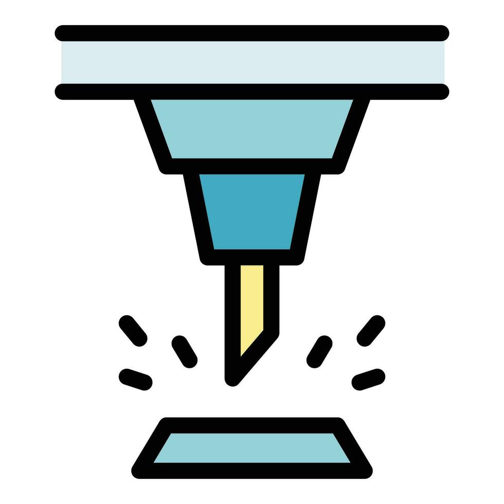 Work cnc machine icon vector flat 26605132 Vector Art at Vecteezy