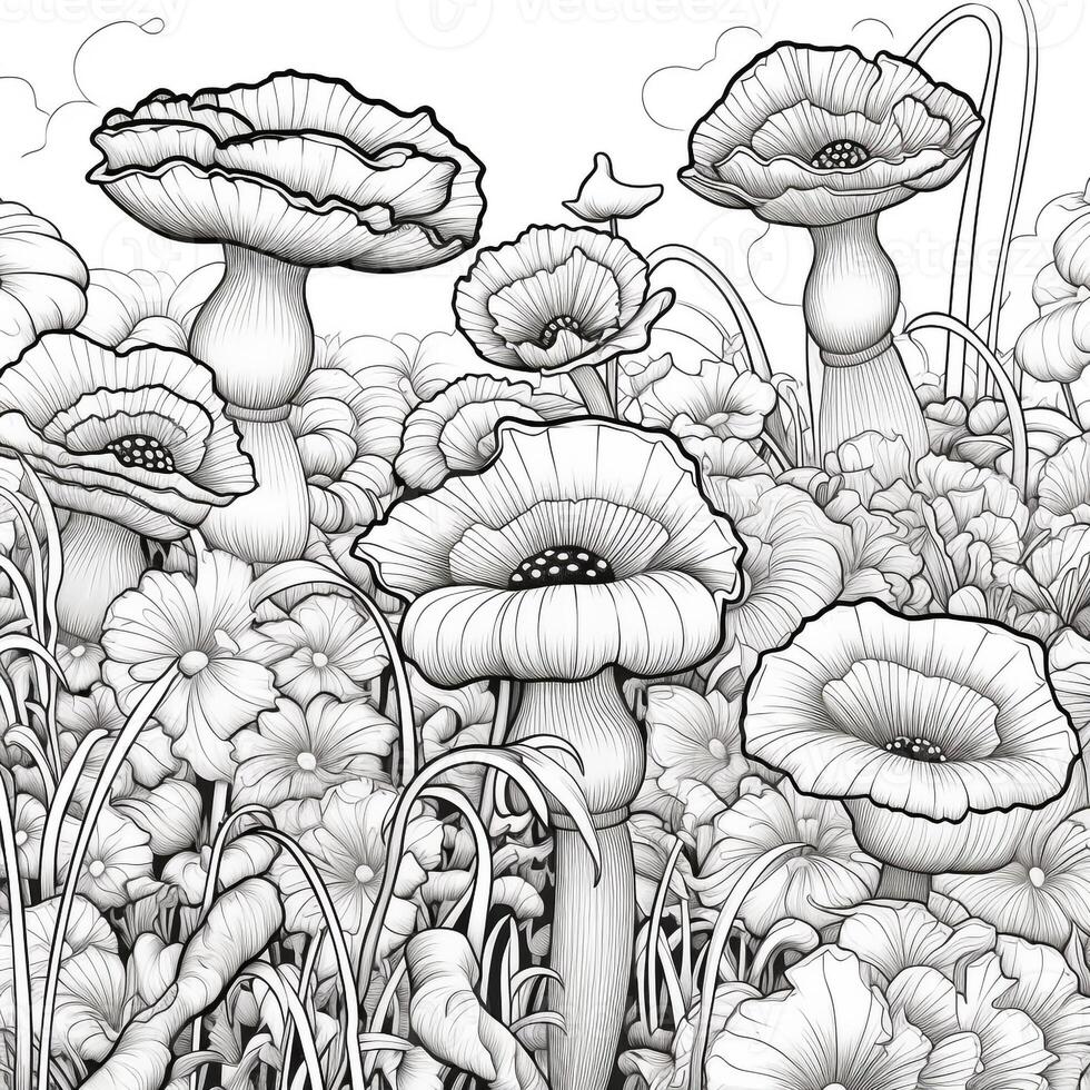 Garden Coloring Pages photo