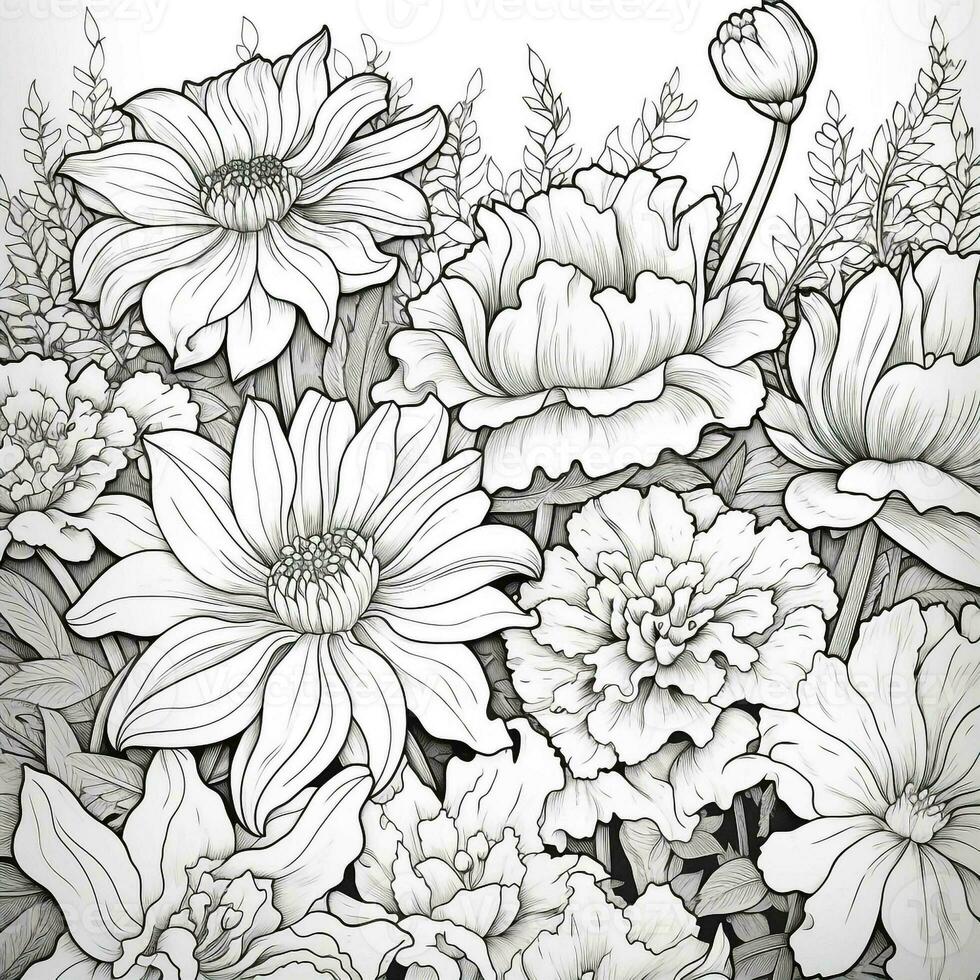 Garden Coloring Pages photo