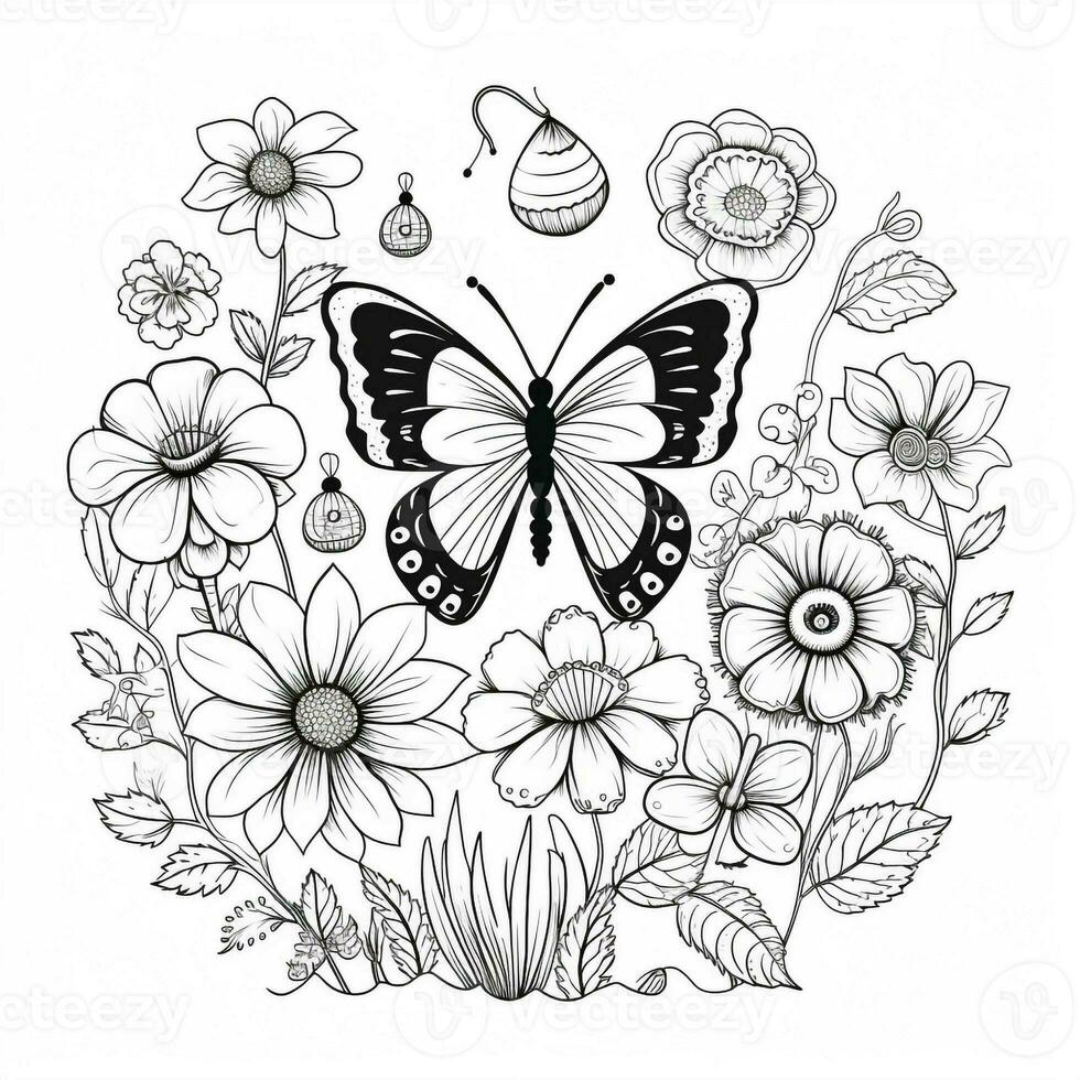 Garden Coloring Pages photo