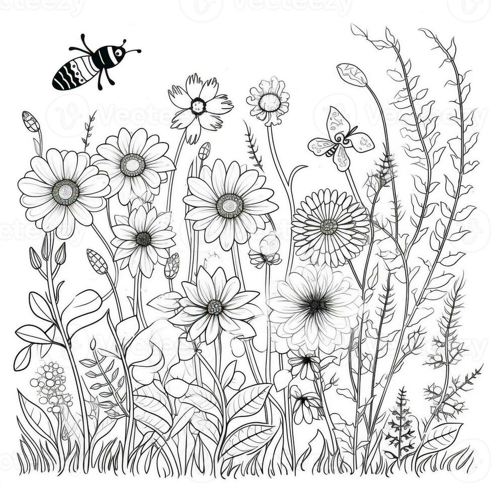 Garden Coloring Pages photo