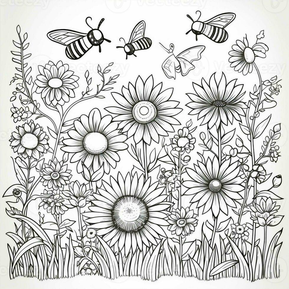 Garden Coloring Pages photo